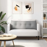 Cuscino per Schiena Grigio Nuvola 140 x 24 x 50 cm Tessuto