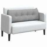 Cuscino per Schiena Grigio Nuvola 140 x 24 x 50 cm Tessuto