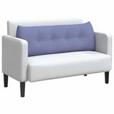 Cuscino per Schiena Blu jeans 140 x 24 x 50 cm Tessuto