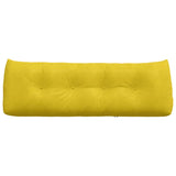 Cuscino per Schiena Giallo 140 x 24 x 50 cm Velluto