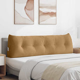 Cuscino per Schiena Marrone 160 x 24 x 50 cm Velluto
