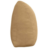 Cuscino per Schiena Marrone 160 x 24 x 50 cm Velluto