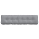 Cuscino per Schiena Grigio chiaro 180 x 24 x 50 cm Tessuto