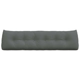 Cuscino per Schiena Grigio scuro 180 x 24 x 50 cm Tessuto