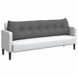 Cuscino per Schiena Grigio scuro 180 x 24 x 50 cm Tessuto