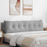Cuscino per Schiena Grigio Nuvola 180 x 24 x 50 cm Tessuto