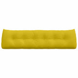 Cuscino per Schiena Giallo 180 x 24 x 50 cm Velluto