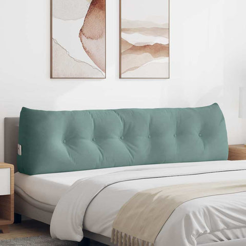 Cuscino per Schiena Verde Mare 180 x 24 x 50 cm Velluto
