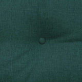 Cuscino per Schiena Verde Scuro 200 x 24 x 50 cm Tessuto
