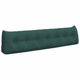 Cuscino per Schiena Verde Scuro 200 x 24 x 50 cm Tessuto
