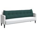 Cuscino per Schiena Verde Scuro 200 x 24 x 50 cm Tessuto