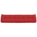 Cuscino per Schiena Rosso 200 x 24 x 50 cm Tessuto