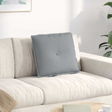 Cuscino per Schiena Grigio chiaro 50 x 19 x 45 cm Tessuto