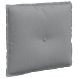 Cuscino per Schiena Grigio chiaro 50 x 19 x 45 cm Tessuto