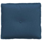 Cuscino per Schiena Blu 50 x 19 x 45 cm Tessuto