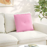 Cuscino per Schiena Rosa 50 x 19 x 45 cm Tessuto