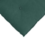 Cuscino per Schiena Verde Scuro 50 x 45 cm Tessuto in Cords