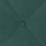 Cuscino per Schiena Verde Scuro 50 x 45 cm Tessuto in Cords