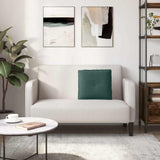 Cuscino per Schiena Verde Scuro 50 x 45 cm Tessuto in Cords