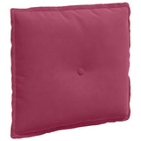 Cuscino per Schiena Rosso Vino 50 x 45 cm Tessuto in Cords
