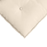 Cuscino per Schiena Beige 50 x 45 cm Tessuto in Microfibra