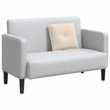 Cuscino per Schiena Beige 50 x 45 cm Tessuto in Microfibra