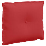 Cuscino per Schiena Rosso 60 x 19 x 50 cm Tessuto