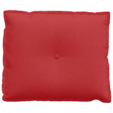 Cuscino per Schiena Rosso 60 x 19 x 50 cm Tessuto