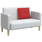 Cuscino per Schiena Rosso 60 x 19 x 50 cm Tessuto