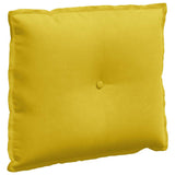 Cuscino per Schiena Giallo 60 x 50 cm Tessuto in Cords
