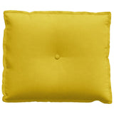 Cuscino per Schiena Giallo 60 x 50 cm Tessuto in Cords
