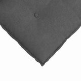 Cuscino per Schiena Grigio scuro 60 x 50 cm Tessuto in Cords