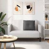 Cuscino per Schiena Grigio scuro 60 x 50 cm Tessuto in Cords