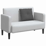 Cuscino per Schiena Grigio scuro 60 x 50 cm Tessuto in Cords