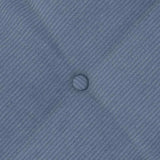 Cuscino per Schiena Blu 60 x 50 cm Tessuto in Cords