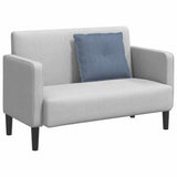 Cuscino per Schiena Blu 60 x 50 cm Tessuto in Cords