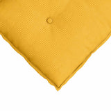 Cuscino per Schiena Giallo Chiaro 60 x 50 cm Tessuto in Cords