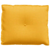 Cuscino per Schiena Giallo Chiaro 60 x 50 cm Tessuto in Cords