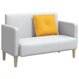 Cuscino per Schiena Giallo Chiaro 60 x 50 cm Tessuto in Cords