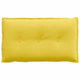 Cuscino per Schiena Giallo Chiaro 80 x 19 x 50 cm Tessuto