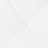 Cuscino per Schiena Bianco 80 x 19 x 50 cm Tessuto