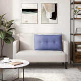 Cuscino per Schiena Blu jeans 80 x 19 x 50 cm Tessuto