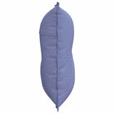Cuscino per Schiena Blu jeans 80 x 19 x 50 cm Tessuto