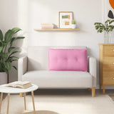 Cuscino per Schiena Rosa 80 x 19 x 50 cm Tessuto