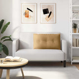 Cuscino per Schiena Marrone 80 x 50 cm Tessuto in Cords