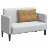 Cuscino per Schiena Marrone 80 x 50 cm Tessuto in Cords