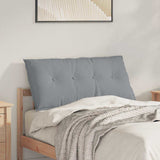 Cuscino per Schiena Grigio chiaro 100 x 19 x 50 cm Tessuto