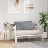 Cuscino per Schiena Grigio chiaro 100 x 19 x 50 cm Tessuto