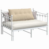 Cuscino per Schiena Crema 100 x 19 x 50 cm Tessuto