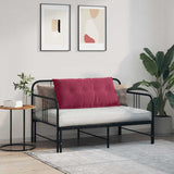 Cuscino per Schiena Rosso Vino 100 x 50 cm Tessuto in Cords